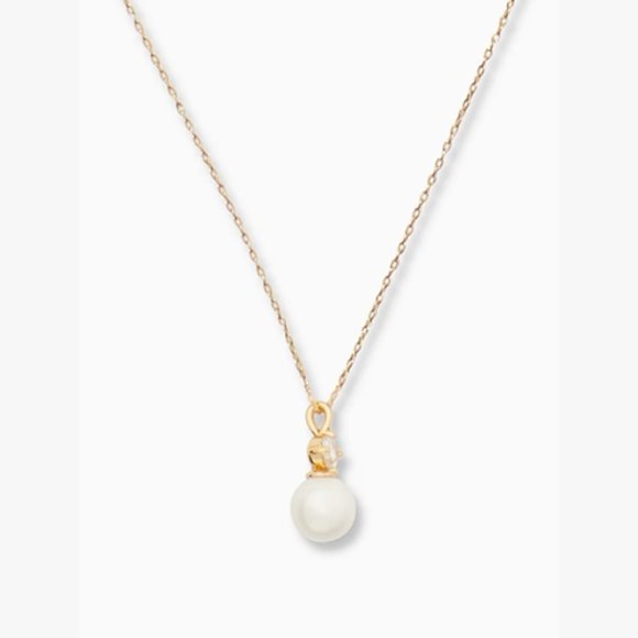 kate spade Jewelry - kate spade Pearls Of Wisdom Mini Pendant Necklace / NWT